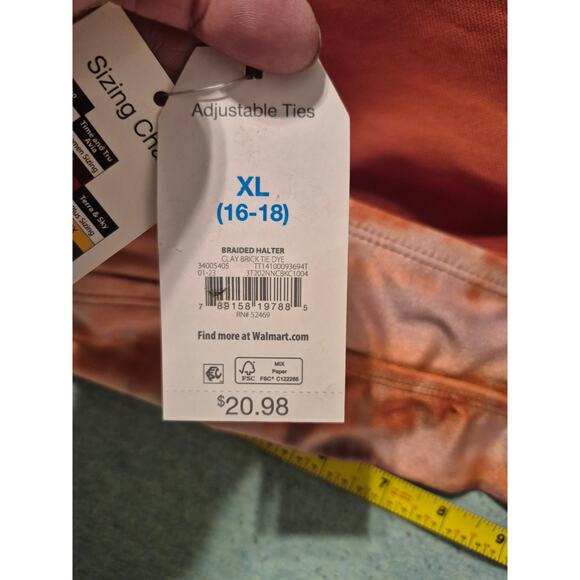 Time and Tru Bikini Top-Size XL - Picture 4 of 7